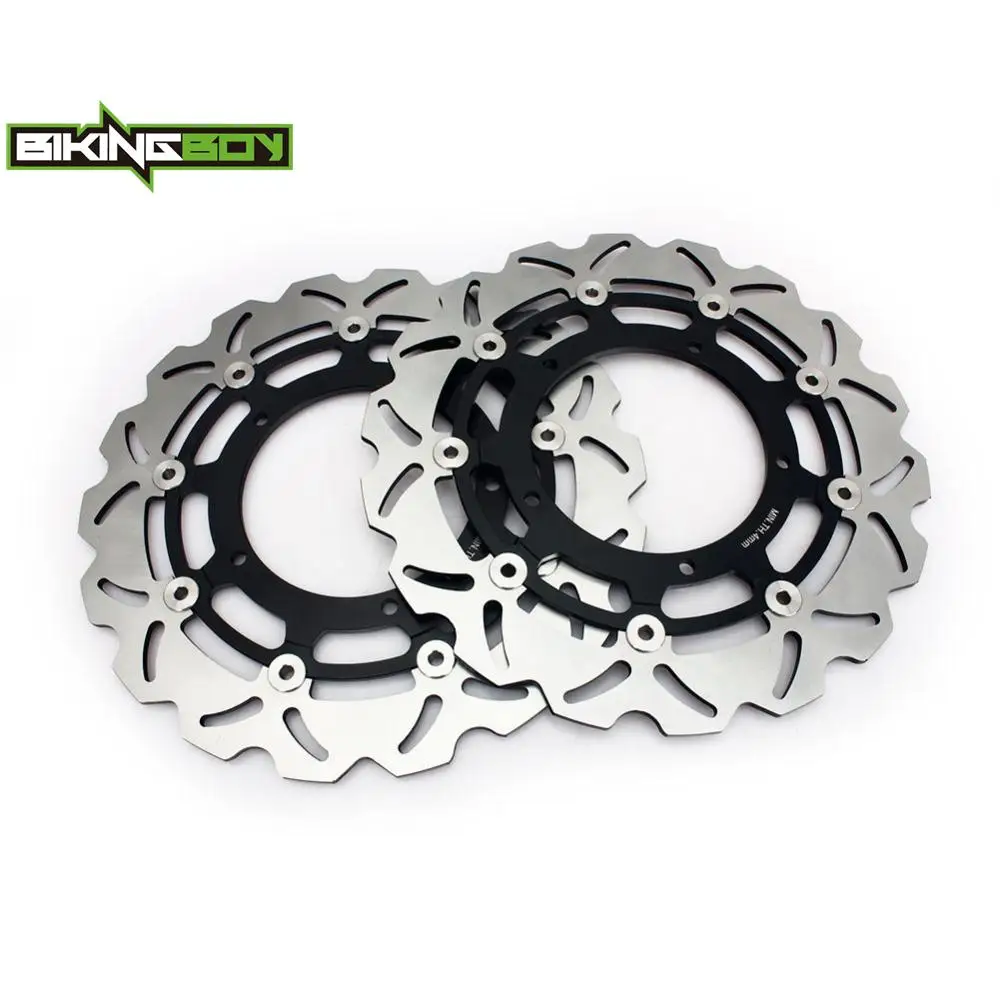 BIKINGBOY YZF R6 17-23 22 21 20 R1 04-23 FZ1 1000 / ABS 06-14 FZ1 Fazer / ABS 07 08 09 10 11 12 Front Brake Discs Disks Rotors