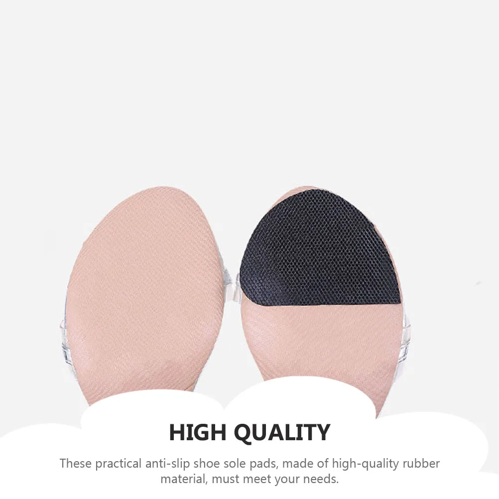 

8 Pairs Sole Stickers Non-slip Durable Rubber Bottoms Protective Pads for Shoes Heels Flat Foot Care Tools Sneaker Pads