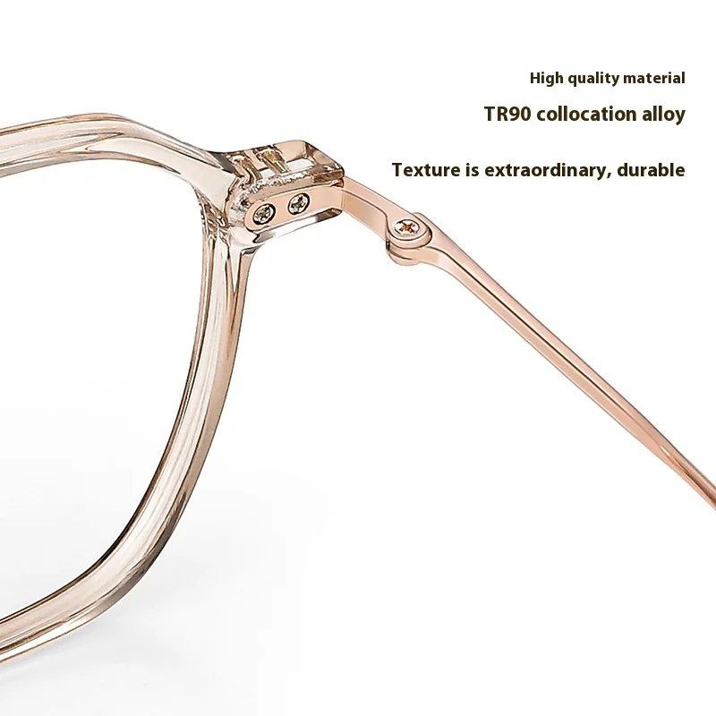 Retro square full frame TR90 glasses men and women anti-blue light optical glasses prescription glasses for myopia and hyperopia