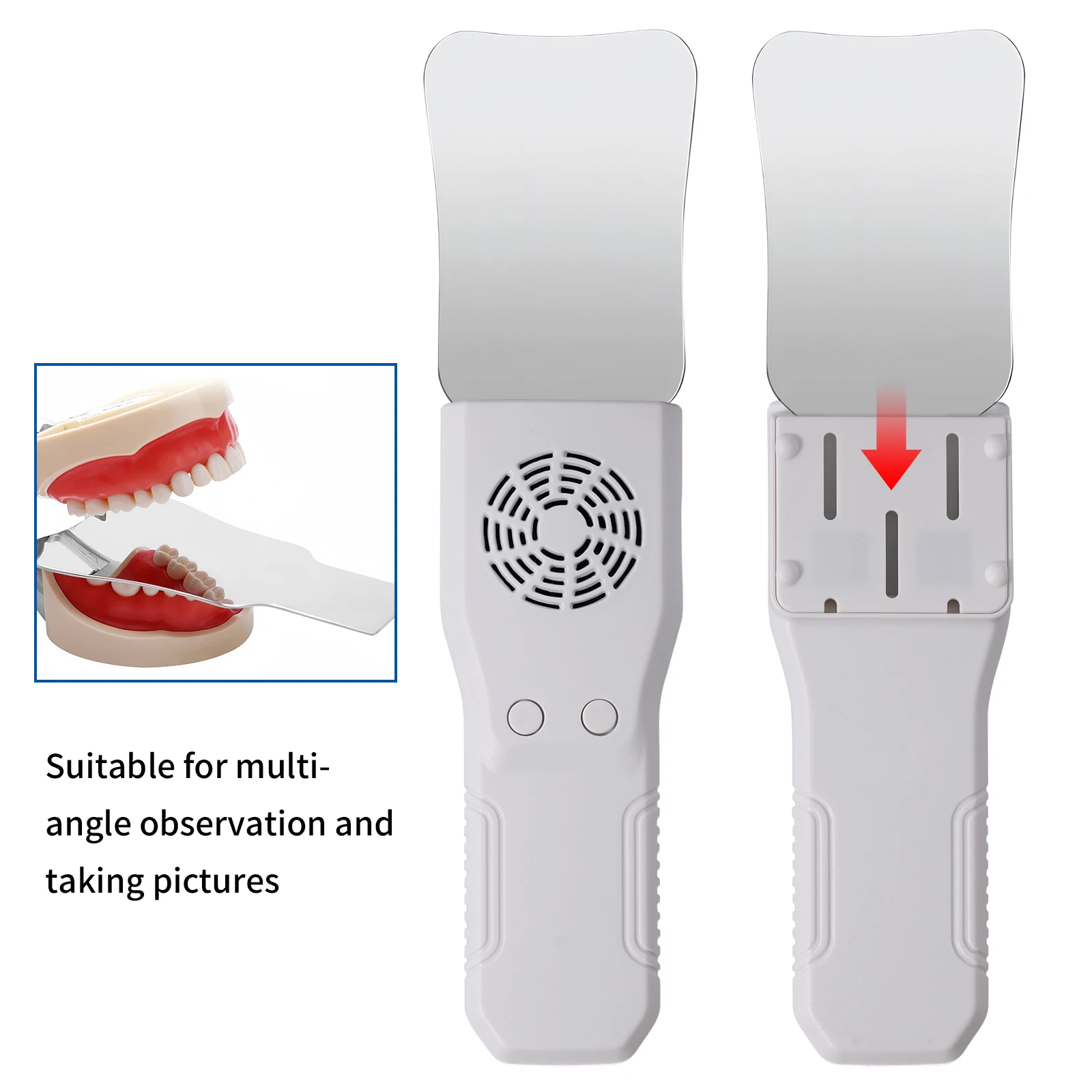 Dental Automatic Anti-fog Mirrors for Oral Photography Reflector Buccal Occlusal
