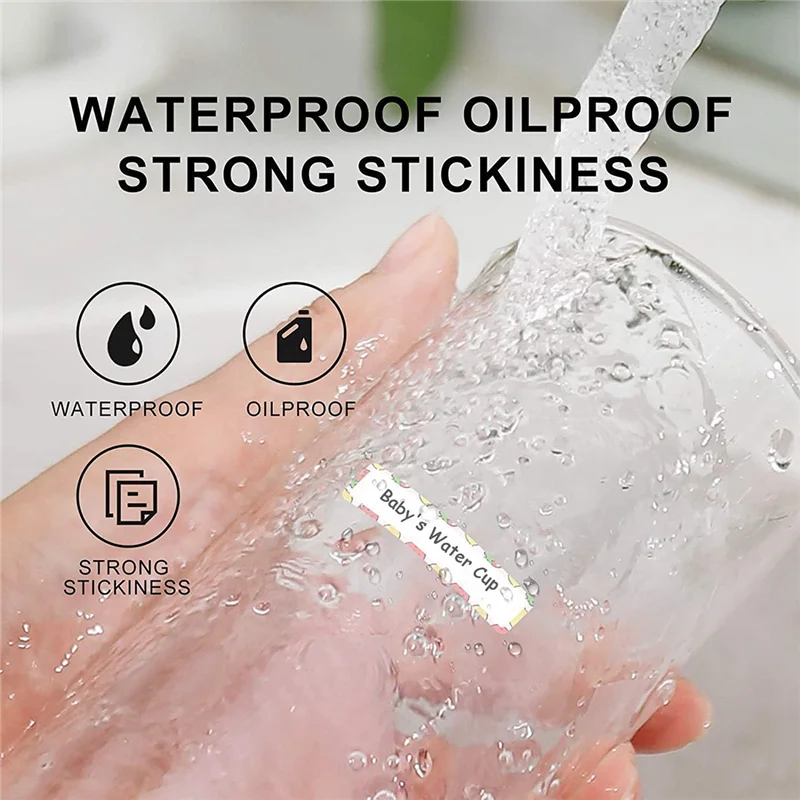 Niimbot D101 D11 D110 White Label Printing Paper Name Sticker Adhesive Book Stationery Labeling Machine Labels Roll