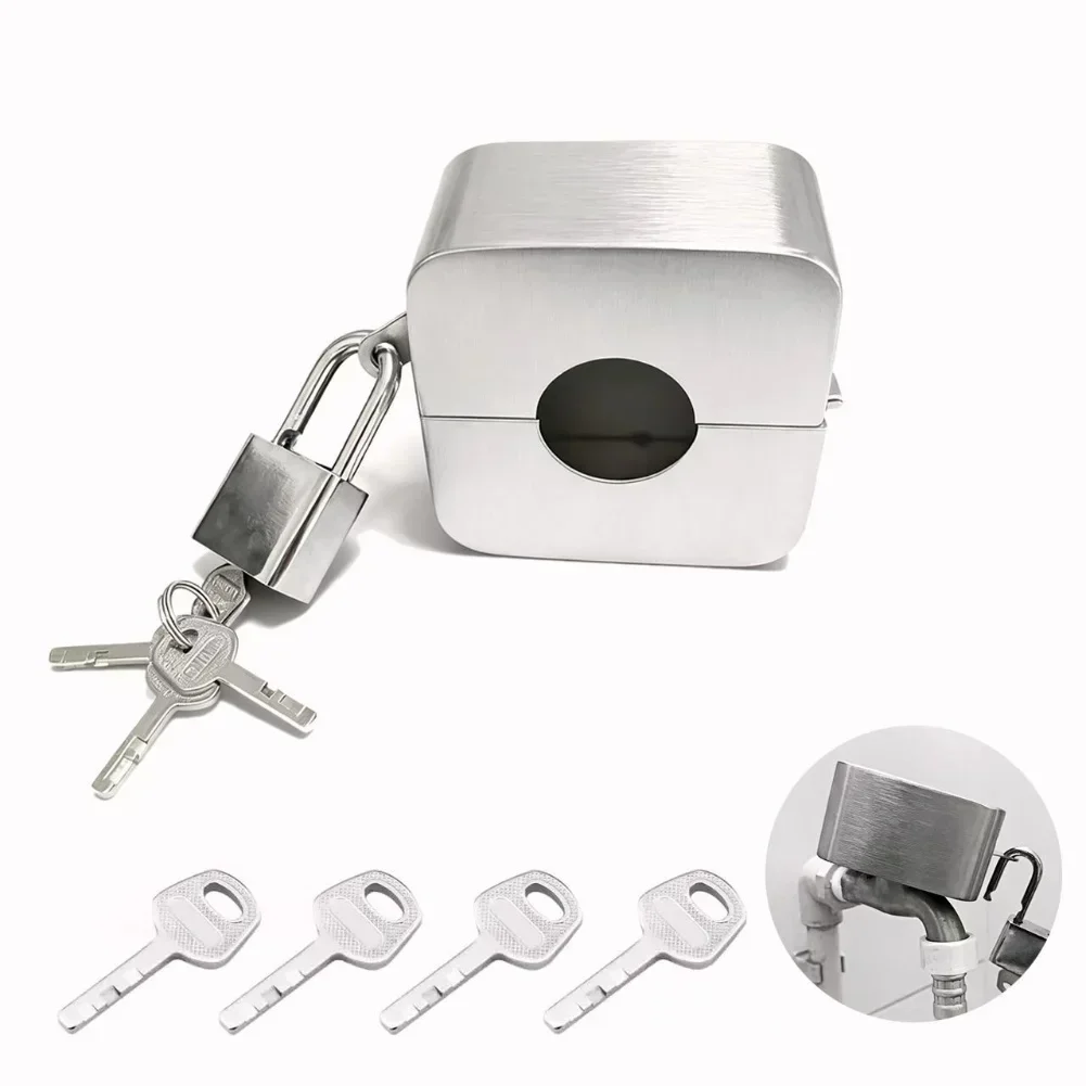 Faucet Lock Anti-Theft Garden Hose Tap Lock Water Spigot Lock Faucet Protection Cover Water Faucet Lock For Kitchen Outdoor