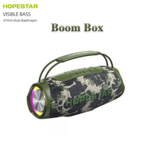 HOPESTAR H53 Hi-fi Stereo Wireless Subwoofer Outdoor IPX6 Waterproof Sound Column USB Bluetooth Speaker 35W Super Bass Boom Box