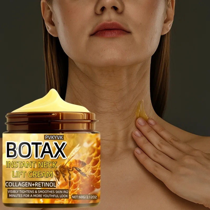 كريم سوبر بي فينوم كريم شد الرقبة الفوري لمدة دقائق يقلل من تجاعيد الرقبة والشيخوخة ويطب ويغذيها