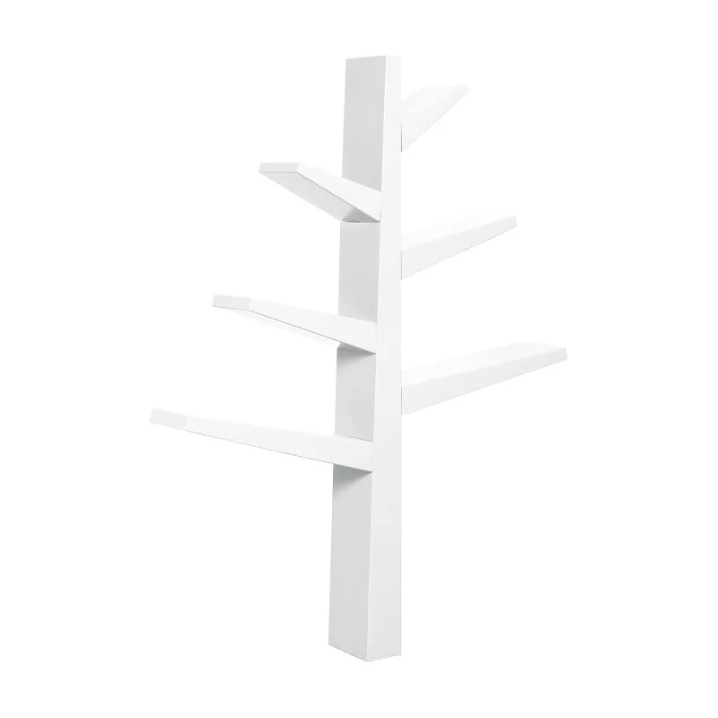 Spruce Tree Bookcase in White  cobertizo de almacenamiento para exteriores