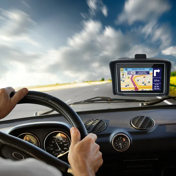 4.3 "نظام Wince 6.0 8Gb فلاش للدراجات النارية نظام تحديد المواقع الملاح مقاوم للماء خريطة محملة Karadar MT4302