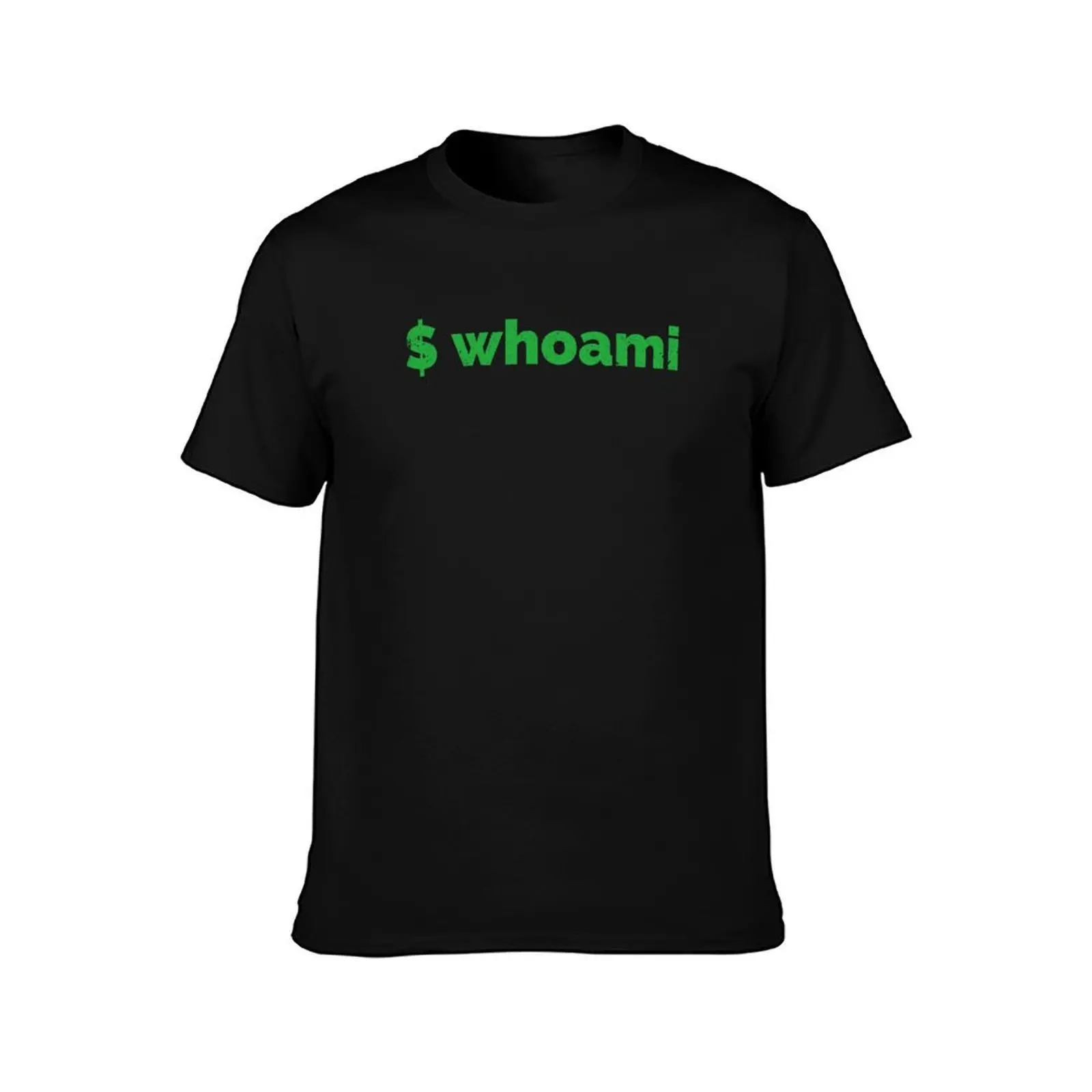 Linux Hacker whoami Command T-Shirt Anti-Perspiration Workout Top T-Shirt
