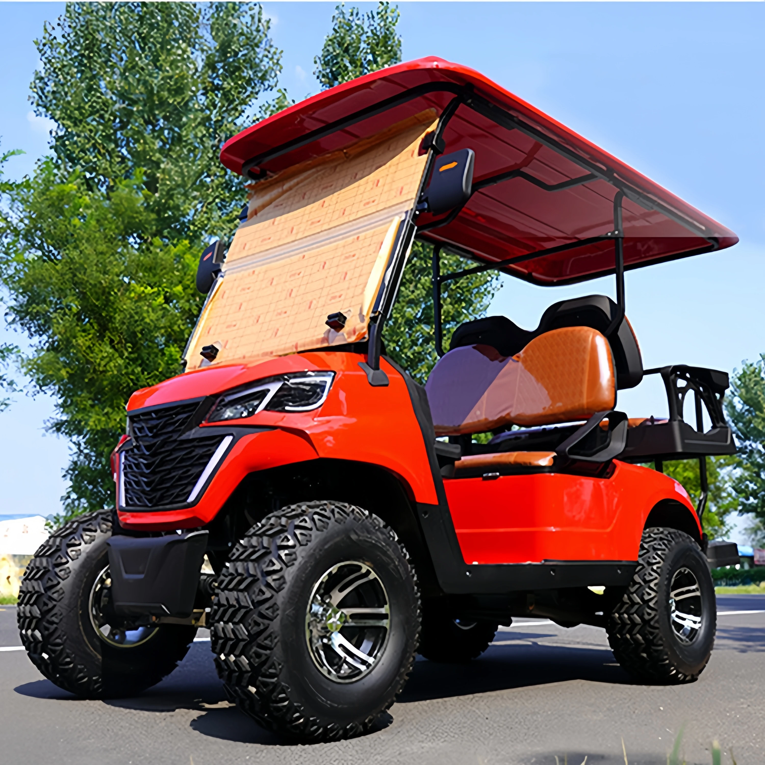 Factory Price Golf Carts Lithium Lifted 4 Wheel Drive Electric 4 Seater Golf Carts