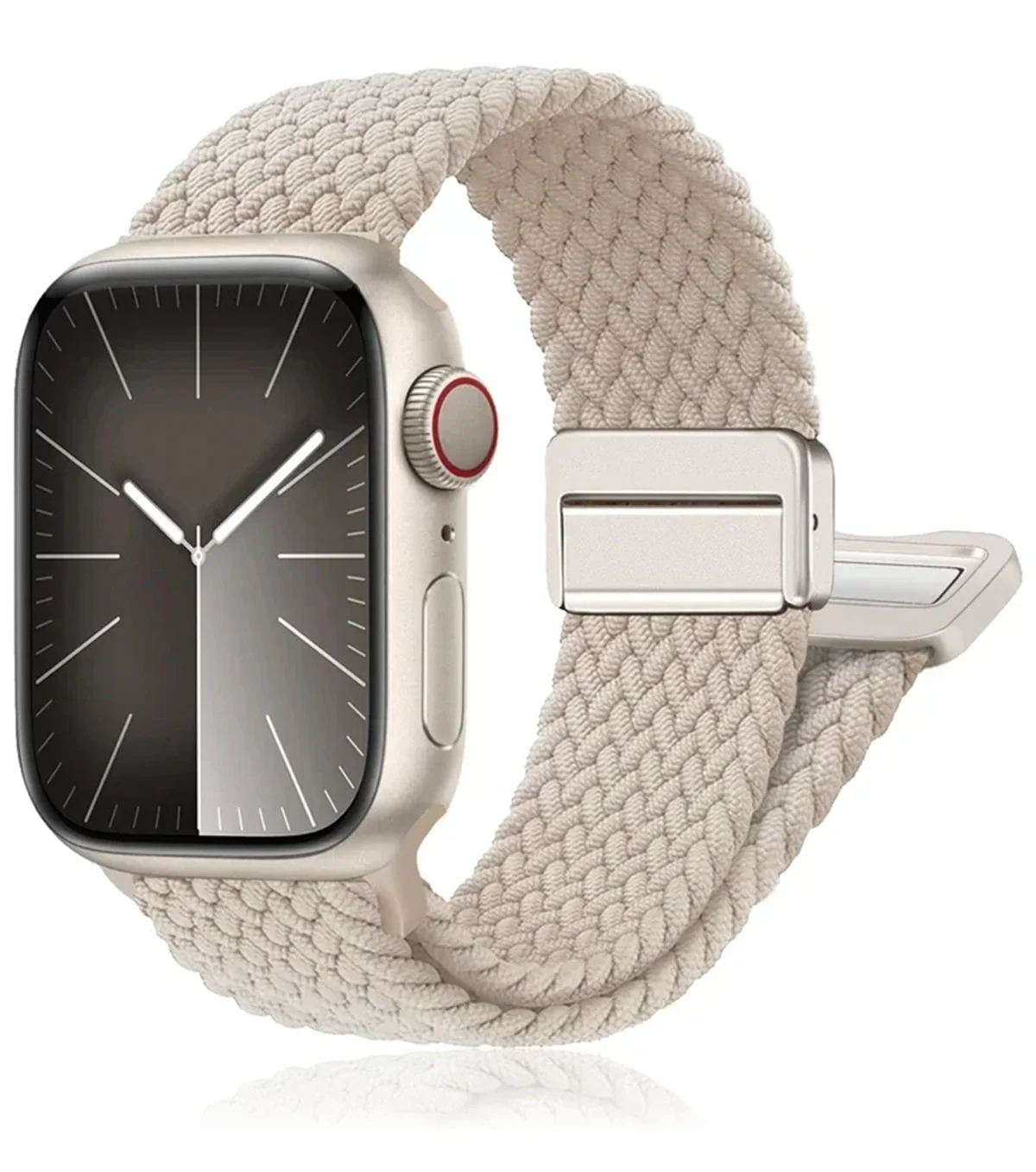 Colorful Magnetic Nylon Woven Strap for Apple Watch Band 38mm 40mm 41mm 42mm Adjustable Strap for Iwatch Series 12 11 9 8 7 6/Se