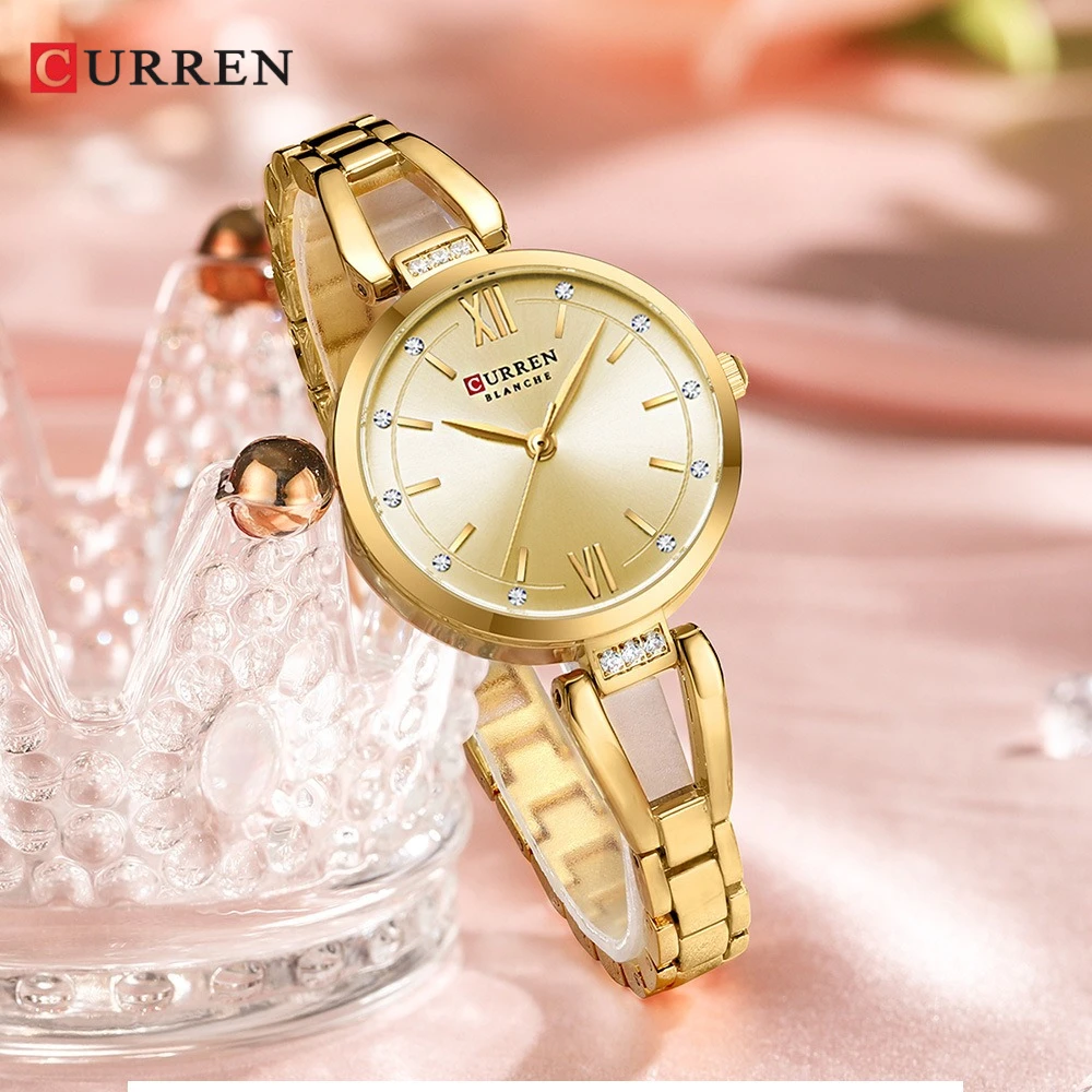 

Curren 9092 Quartz Steel Band Women's Watch Fashion Leisure Waterproof Luxury Watch Watch for Women Relogio Feminino Relógio