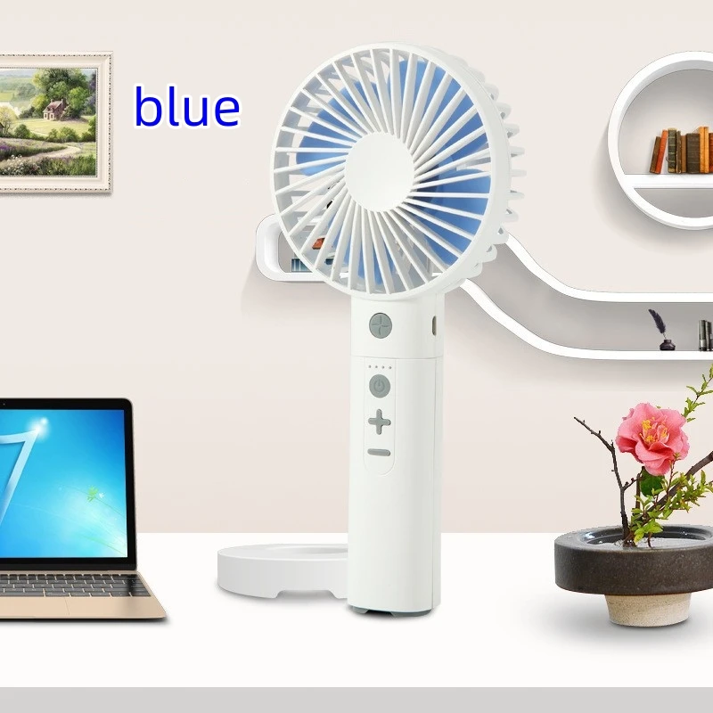 Imagem -03 - Mini Ventilador de Mão Criativo Multi-função 4-em1 Alto-falante Portátil Bluetooth Usb Lâmpada Led Novo 2024