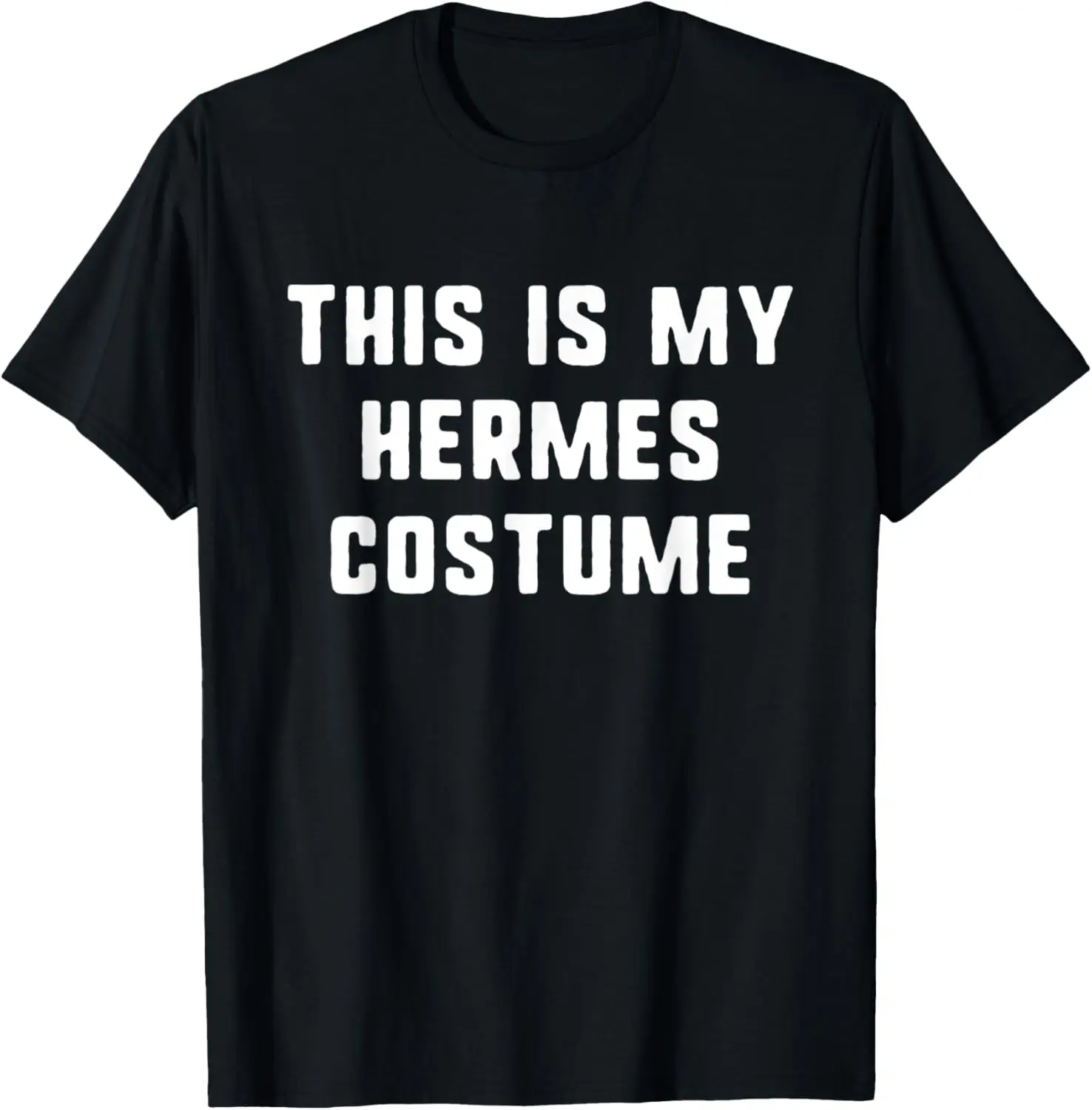 Dies ist mein Hermes Halloween Kostüm einfach griechische Mythologie T-Shirt