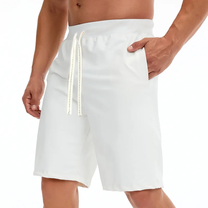 Summer Casual Men's Loose Shorts, Capris, Shorts, Beach Pants, Oversized Drawstring Sports Pants, Men's Fitness Pants