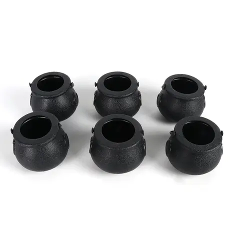 6/12/18 st Halloween Godishink Mini Svarta Godiskittlar Kittelkruka Bus eller Treat Hållare Halloween Festdekoration Rekvisita 10 best sales godisbordsdekorationer - №9