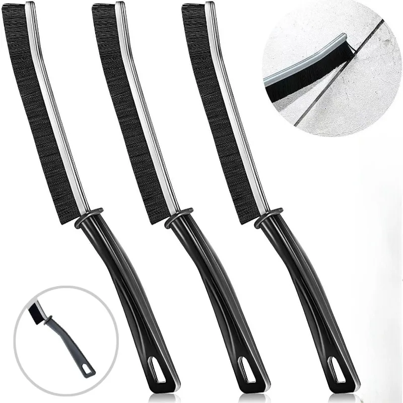 1/3/5pcs Hard Bristle Crevice Cleaning Brush for Kitchen Bathroom Home Tiles Joints Brush Thin Brushes Long Handle Ergonomic