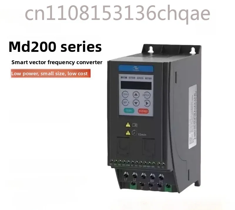 

MD200 series frequency inverters (0.4B, 0.75B, 1.5B, 2.7B, 3.7B) 220V/380V, brand new and original.