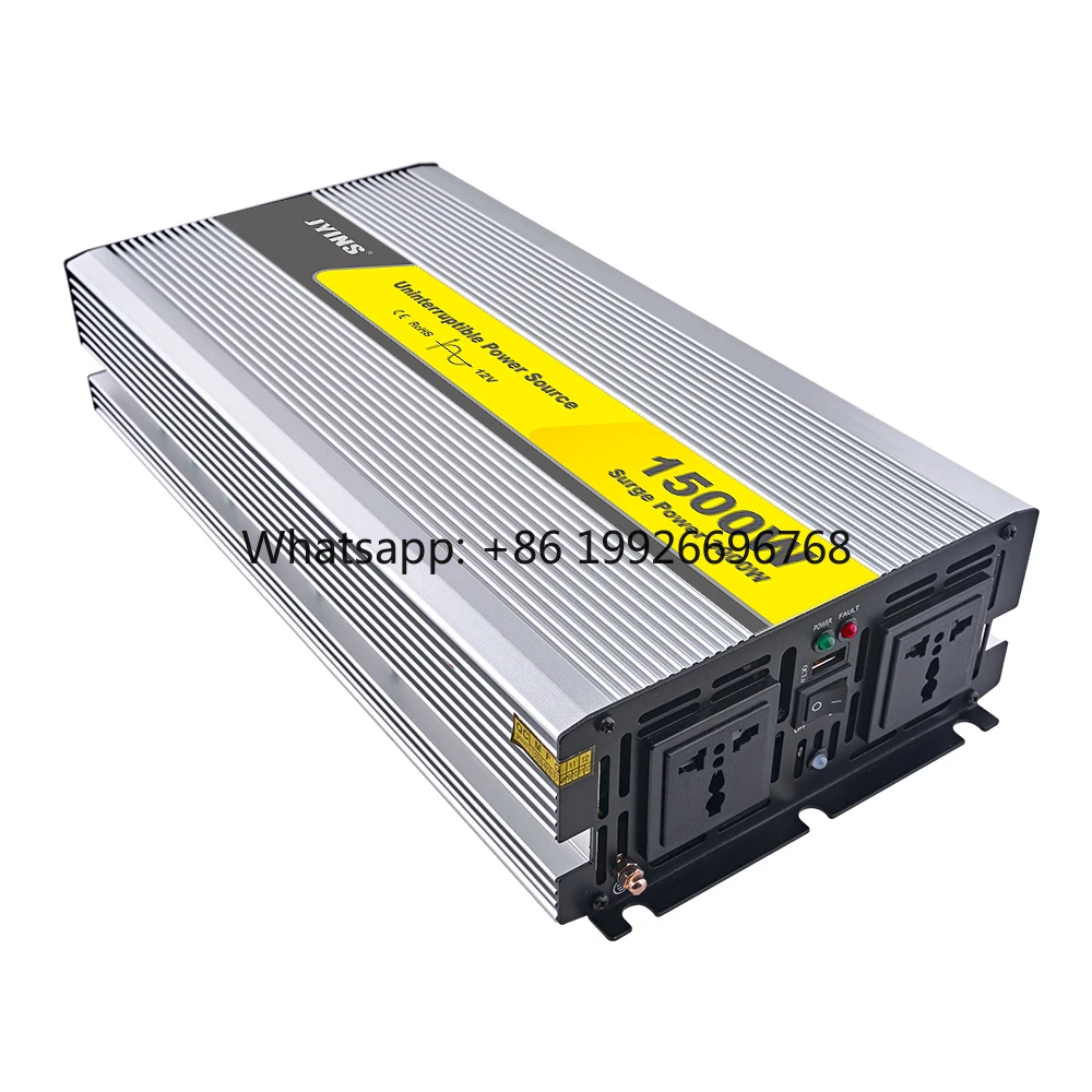 

Инвертор чистой синусоиды 1500 Вт с зарядным устройством и подключением к сети NFC