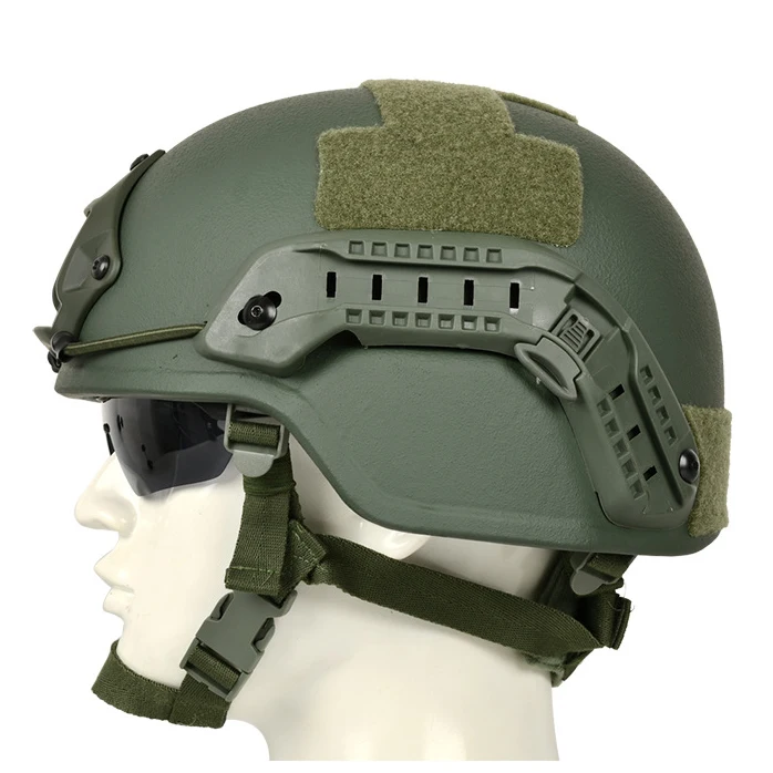 Yuda Fabriek Mich 2000 Tactische Hoofdbescherminghelm Uhmwpe/Aramid/Kevlar Tactisch/Pantserhelm