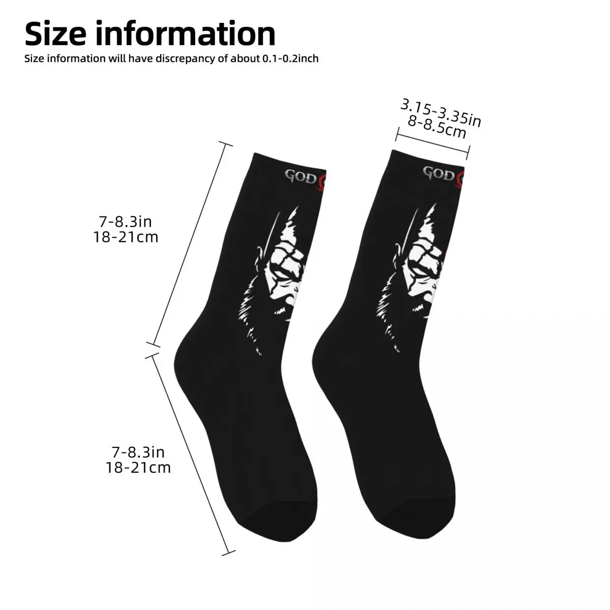 God Of War cosy Unisex Socks Cycling Happy Socks Street Style Crazy Sock