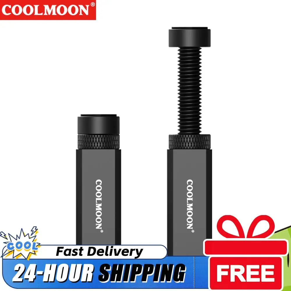 

Кронштейн для видеокарты COOLMOON, телескопический спиральный кронштейн для видеокарты, нескользящий, из алюминиевого сплава, для корпусов ATX/M-ATX/ITX