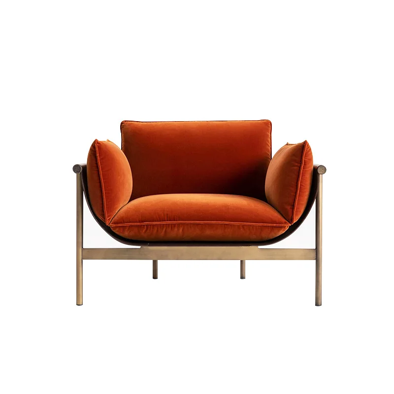 

Italian style, light luxury, single person, sofa chair, saddle leather, casual, living room