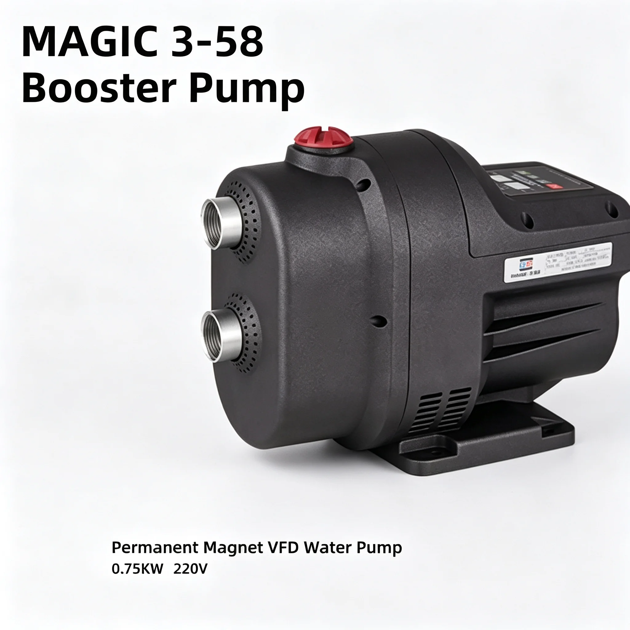 Economical permanent magnet high pressure variable frequency automatic multi-stage booster pump stainless steel view 6