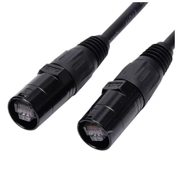 CAT6 Ethercon Cable EtherCON-Compatible RJ45 Connector for Studio Setups, Touring, Stage Production, Concerts 1 Meter