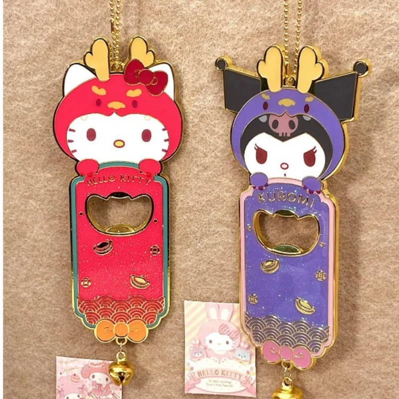 Kawaii سانريو Y ميلودي فتاحة الزجاجات كورومي أنيمي المغناطيسي المحمولة شماعات لطيف الثلاجة ملصق فتاة مهرجان هدية #1