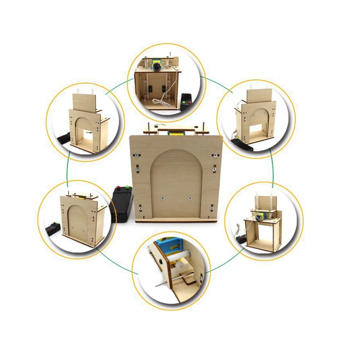 باب رفع كهربائي خشبي للمنزل ، رقم 1 ، نموذج ذاتي الصنع ، عدة مرآب ، تقنية ذاتية الصنع ، لعبة Gizmo