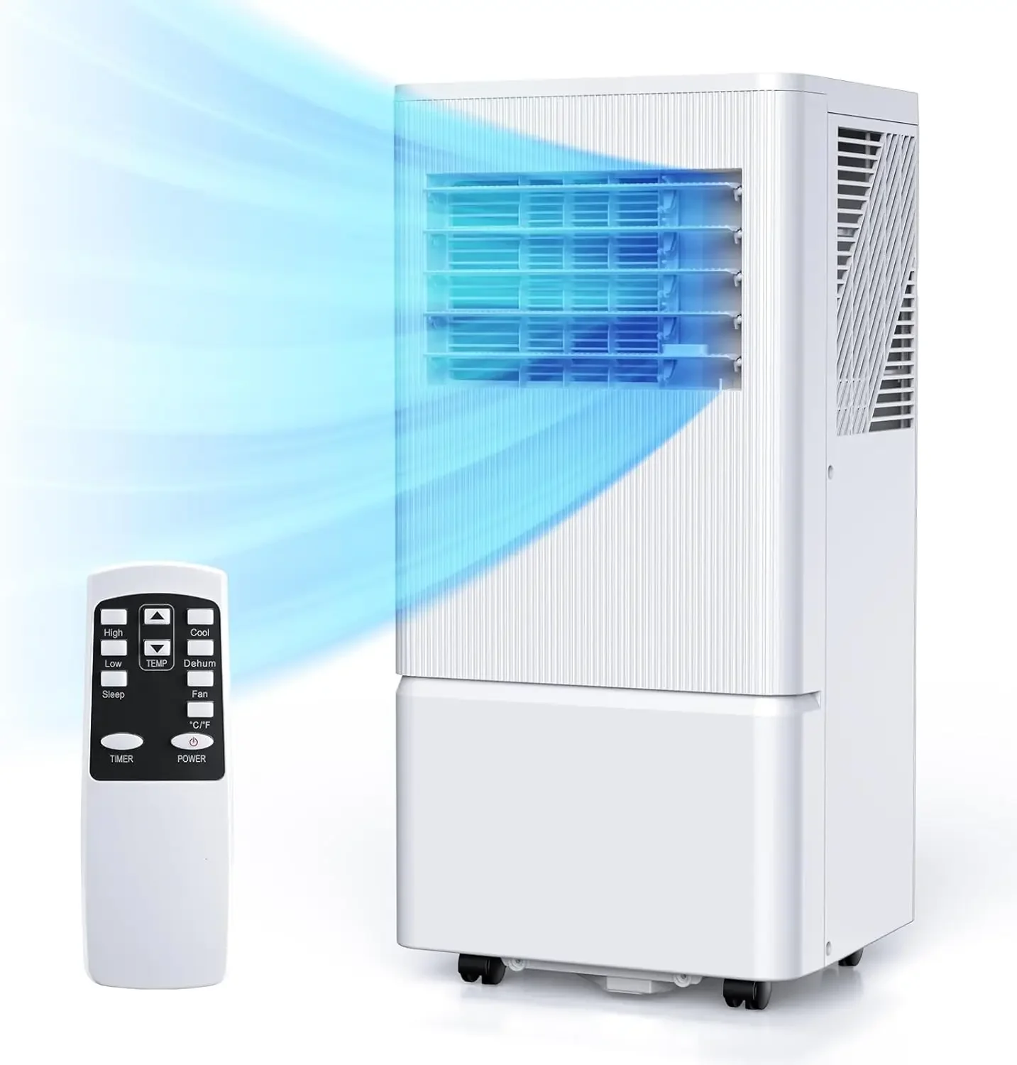 

8000 BTU Portable Air Conditioner, 3-in-1 Room Air Conditioners Portable for Rooms Up to 350 Sq.Ft, Sleep Mode, 24H Timer, AC