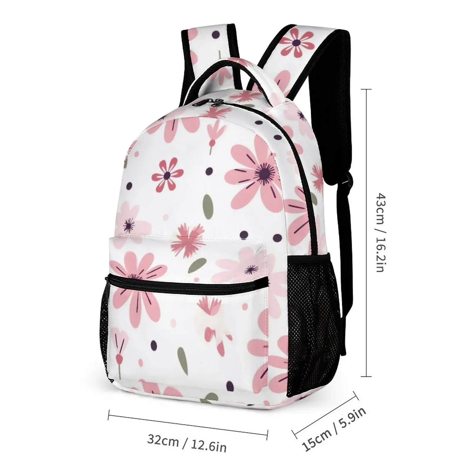 Tas sekolah motif penuh tas sekolah motif penuh tiga potong tas ransel motif pensil untuk anak laki-laki dan perempuan