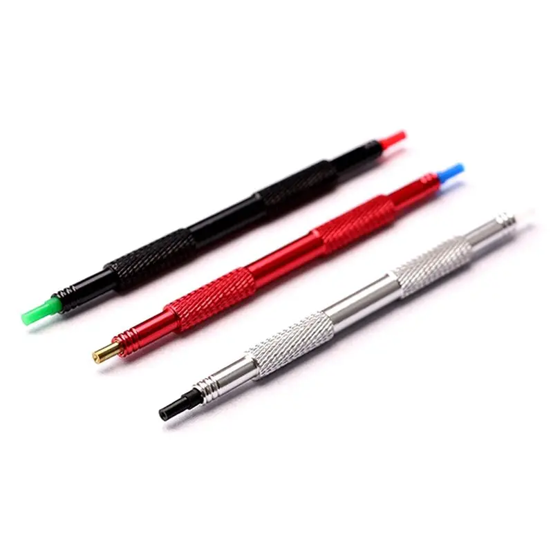 

AEE6-инструмент для ремонта часов, акриловый резиновый иглодержатель, игольчатый держатель, трехсекционный алюминиевый иглодержатель для часов