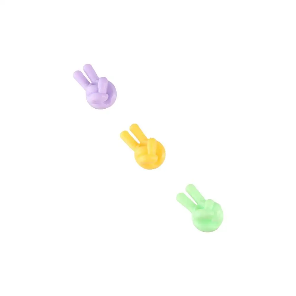 PVC Creative Thumb Cable Organizer Thumb Cord Holder Self-Adhesive Thumb Wire Holder Data Cable Storage Multifunction - Image 6