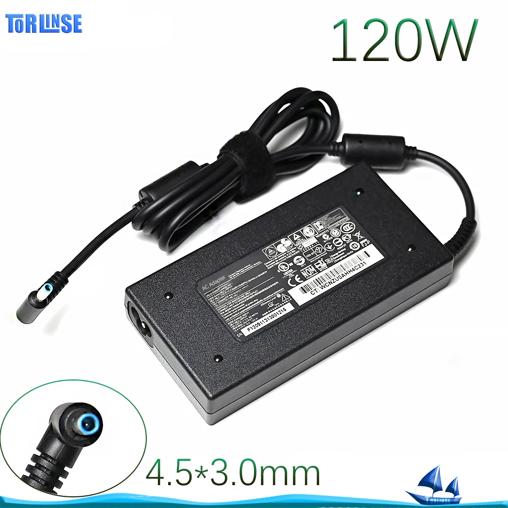 4.5*3.0mm 19.5V 6.15A 120W AC Laptop Power Adapter Charger For HP ENVY 15 17 TPN-Q173 710415-001 15-5102na 15-AX033 HSTNN-CA25