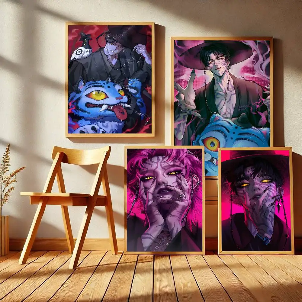 Kpop S-Saja Boys cool Classic Vintage Posters Vintage Room Home Bar Cafe Decor Nordic Home Decor