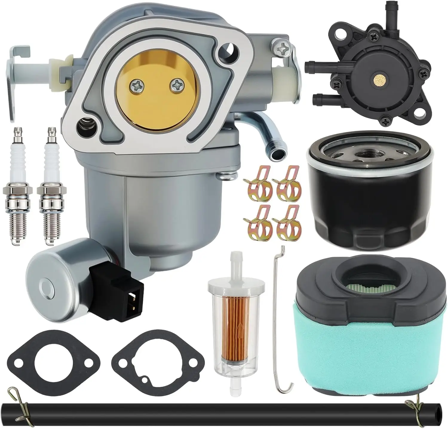 596033 Carburetor Compatible with for Briggs & Stratton 44N777 44N877 44U777 Replace 597128 595216 597126 Carb With Fuel Pump