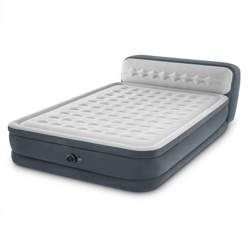 

Outdoor Self-inflating Ultra Light PVC Plush Double Inflatable Bed Mattress Air Cushion Camping Mat