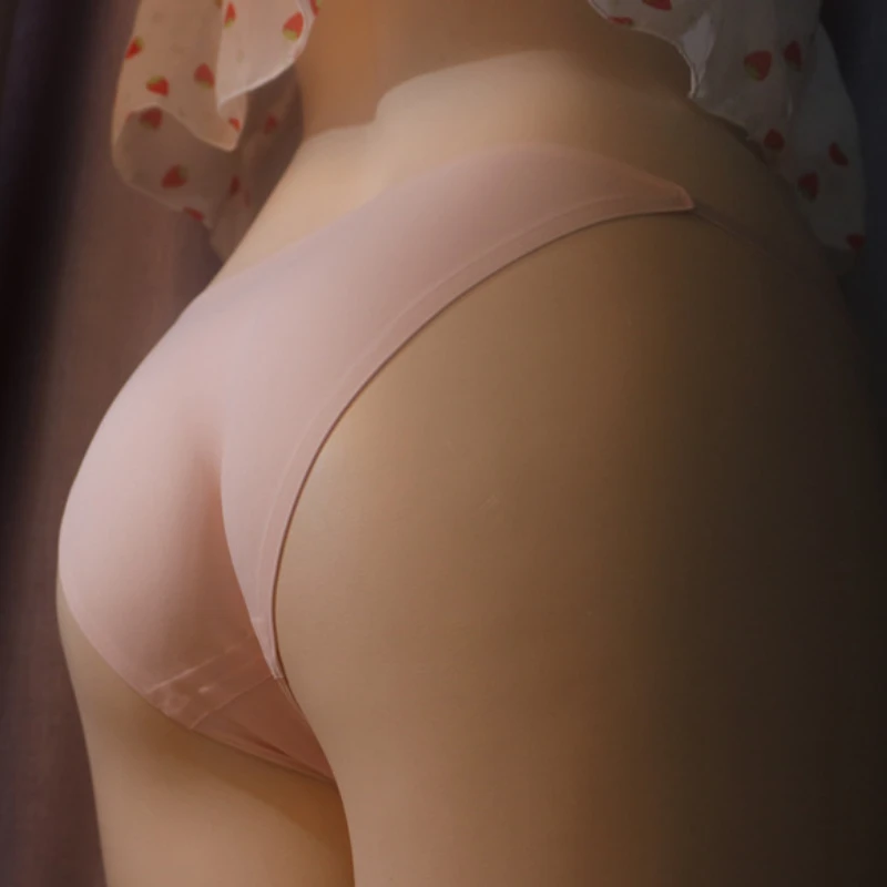 Fake Vaginal Padded Shape Panties Men Sexy Seamless Fake Girl Hidden Jj Sex Transgender Underwear Open Back Camel Toe Brief