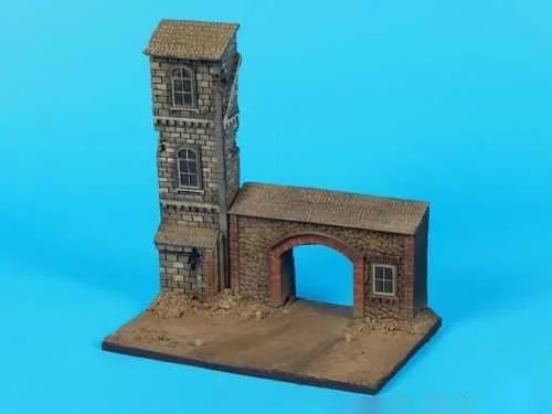 Floor of 1 / 72 High-rise Building Entrance Scene, Resin Material, Plain Body