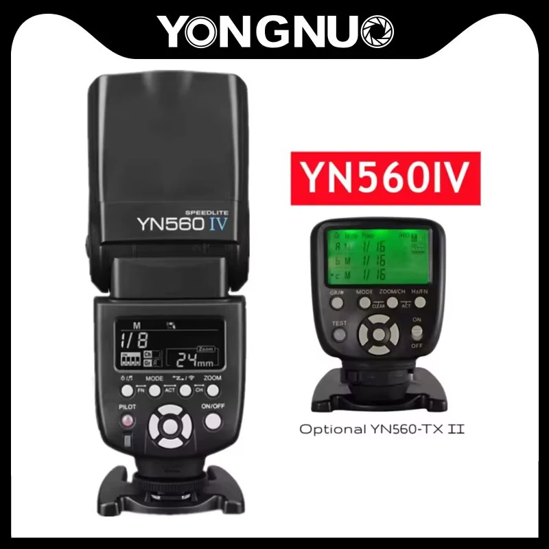 YONGNUO YN560 IV YN-560 IV 560IV 2.4G Wireless Flash Speedlite Radio Master Mode for Pentax Canon Nikon Sony Optional trigger