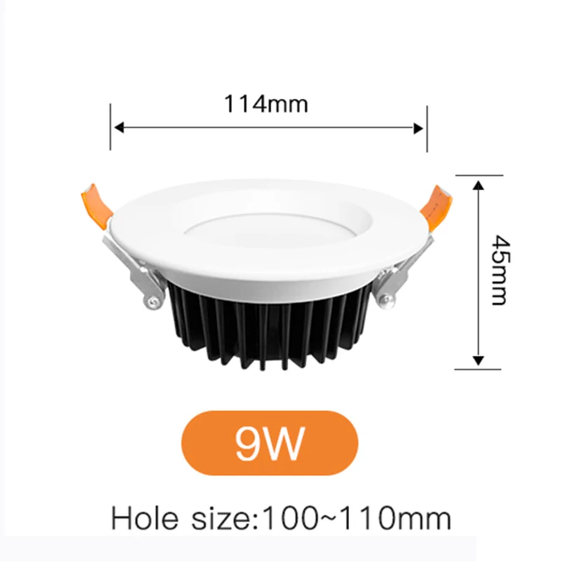 teopek Gledopto smart rgbcct led down light 6w 9w 12w led decken leuchte zigbee 3,0 pro ip44 ip54 für wohnzimmer küche esszimmer 6