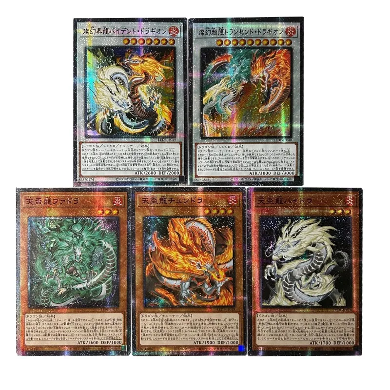 

Ю-Ги-О! DIY 20th SER Pser Tenpai Dragon Paidra Самодельные карты Tenpai Dragon Fadra Японская версия Коллекция игр Карты Игрушки