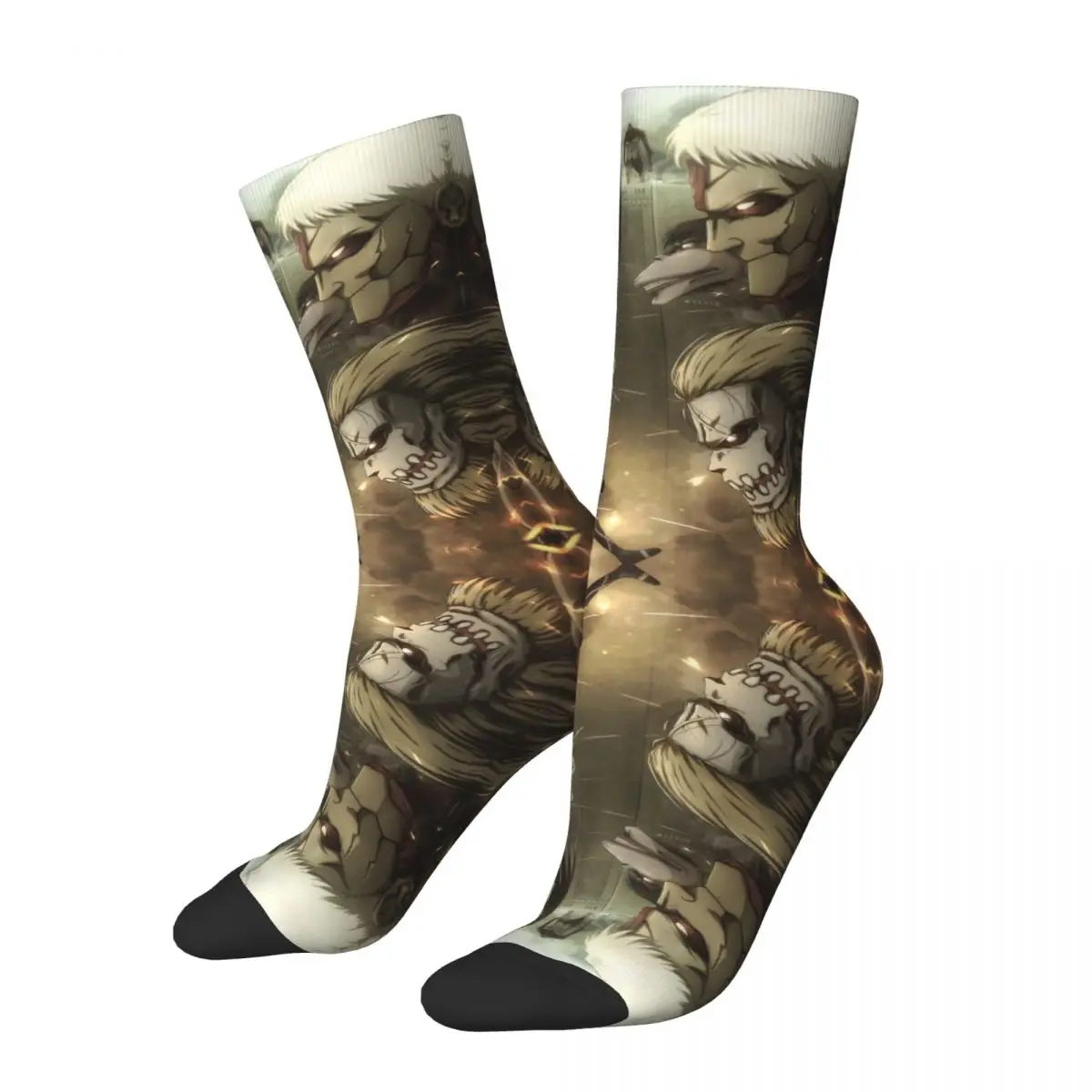 Eren Attack On Titan Unisex Winter Socks Hiking Happy Socks Street Style Crazy Sock