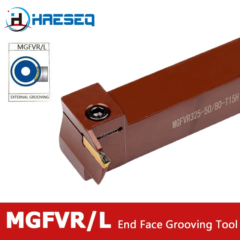 

MGFVR MGFVR320 MGFVR325 MGFVR420 MGFVR425 CNC 7-shaped End Face Grooving Cutter External Circular Groove Turning Tool Holder Bar