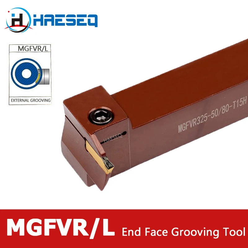 MGFVR MGFVR320 MGFVR325 MGFVR420 MGFVR425 CNC 7-shaped End Face Grooving Cutter External Circular Groove Turning Tool Holder Bar