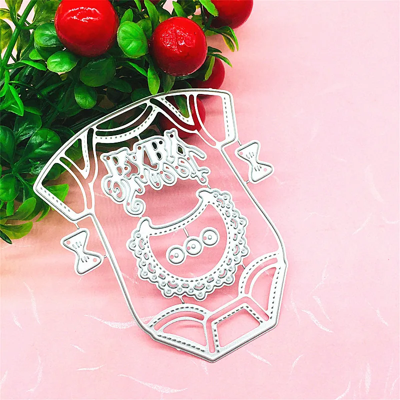 NewcuttingDies 2024 New arrivals Crawling clothes for babies Dies Metal Cut Dies for DiY scrapbook Handicrafts manual Decorative