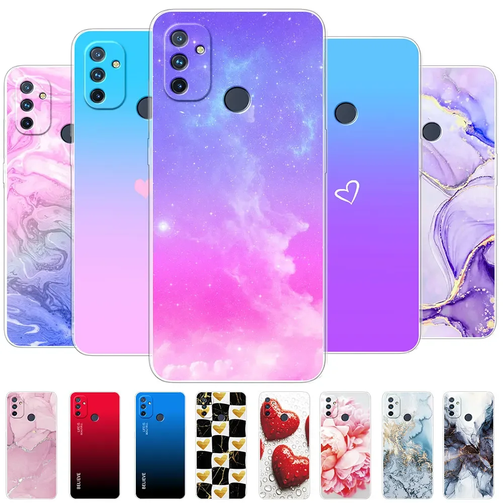 Coque For OnePlus Nord N100 Case Shockproof Fundas Clear Soft Silicone Phone Case For OnePlus Nord N100 BE2013 Bumper Back Cover