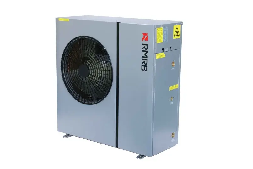 11.2kW EVI DC Inverter Air Source Heat Pump Monoblock Eco Refrigerant Premium Efficiency WiFi Heating Cooling DHW Hotel Home