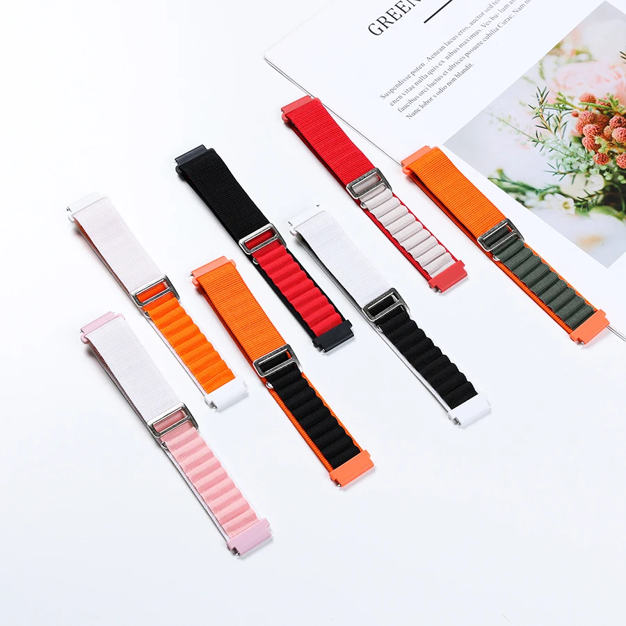 Nylon Loop Watch Band para Xiaomi Redmi Watch 3, Active Strap, Pulseira Pulseira, Correa Pulseira Acessórios