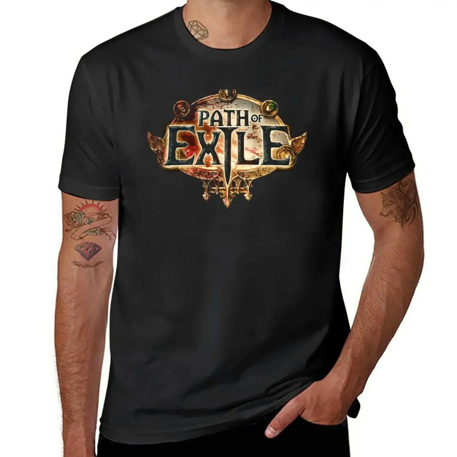 PATH OF EXILE T-Shirt aesthetic clothes Short sleeve tee blacks summer top designer t shirt men